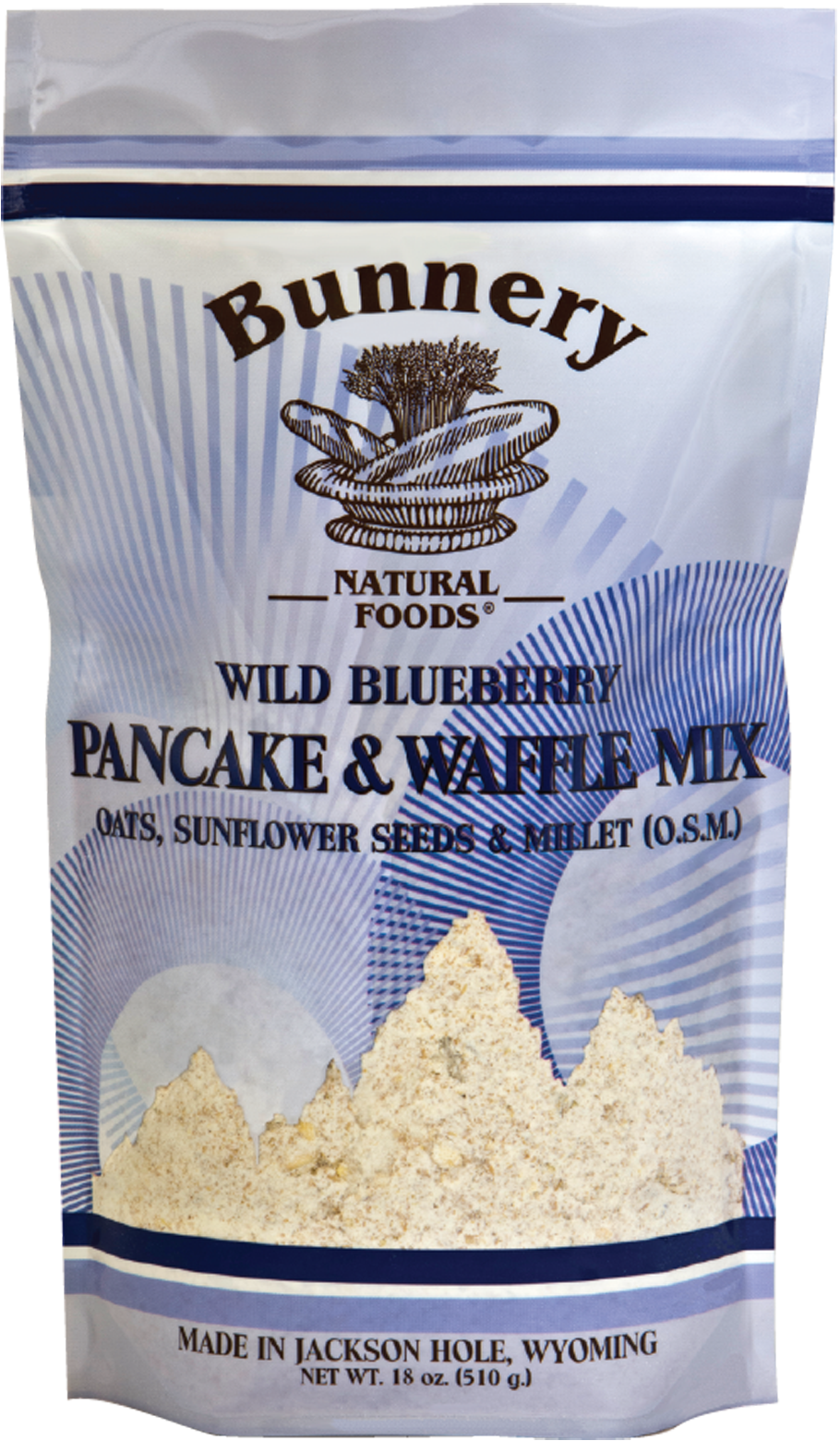 O.S.M. Blueberry Pancake & Waffle Mix