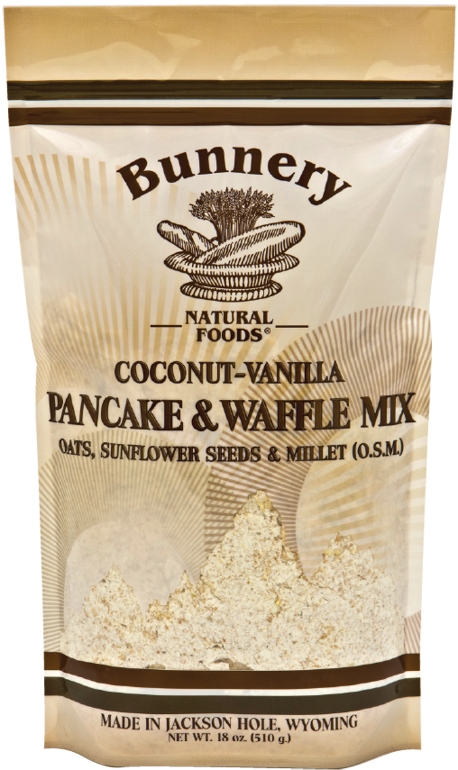 O.S.M. Coconut-Vanilla Pancake & Waffle Mix