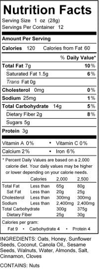Granola - Original (12oz)