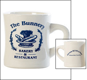 Bunnery Logo Mug White Military