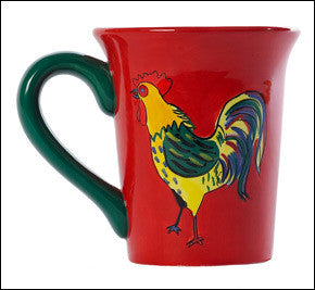 Bunnery Rooster Mugs (Set of 4)